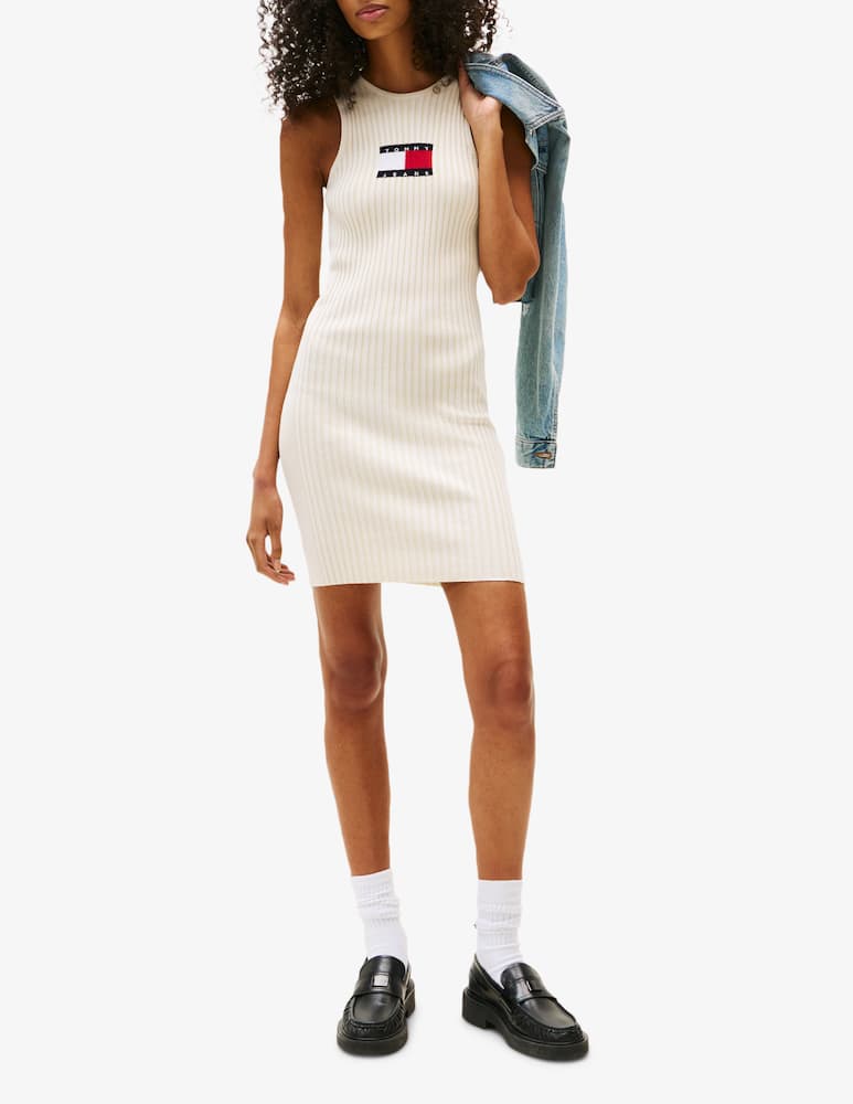 rinascente Tommy Jeans Flag sweater mini dress