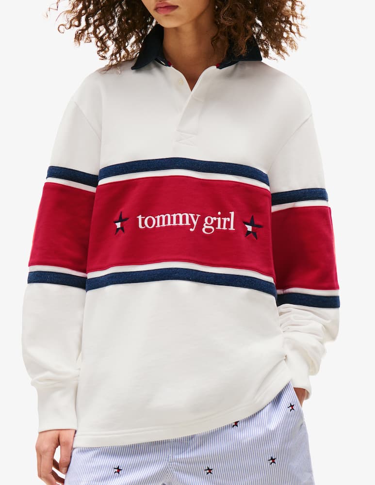 rinascente Tommy Jeans Rugby cotton polo shirt