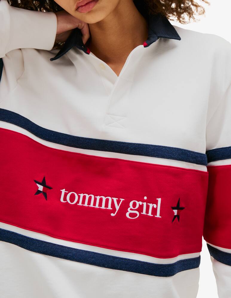 rinascente Tommy Jeans Rugby cotton polo shirt