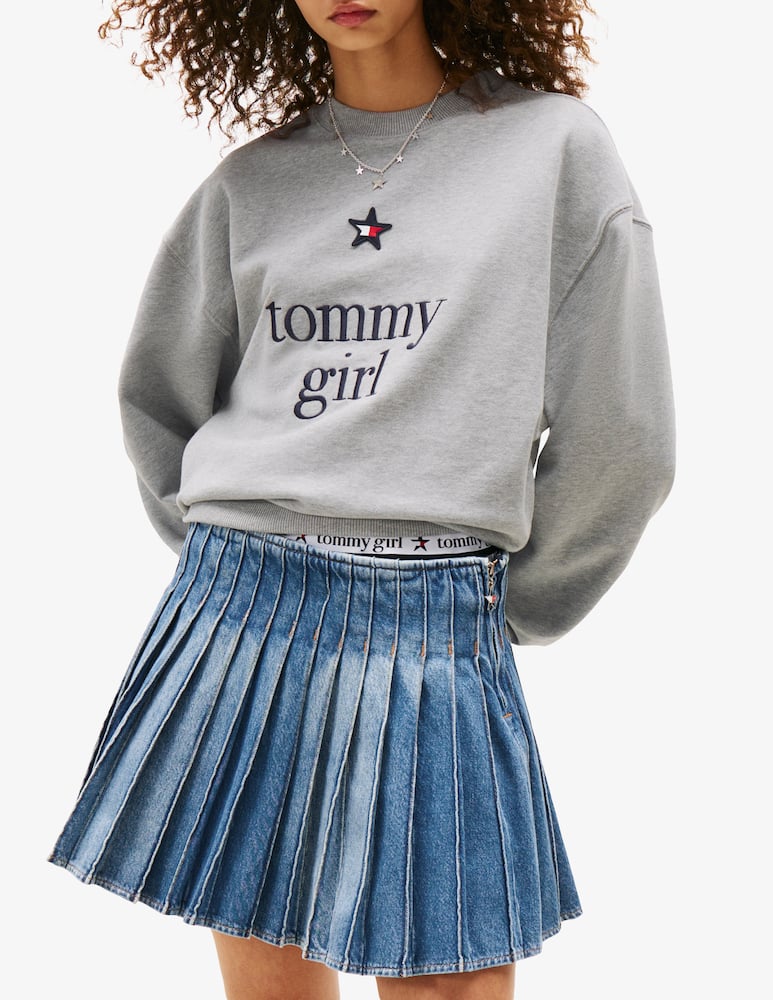 rinascente Tommy Jeans Felpa girocollo in cotone
