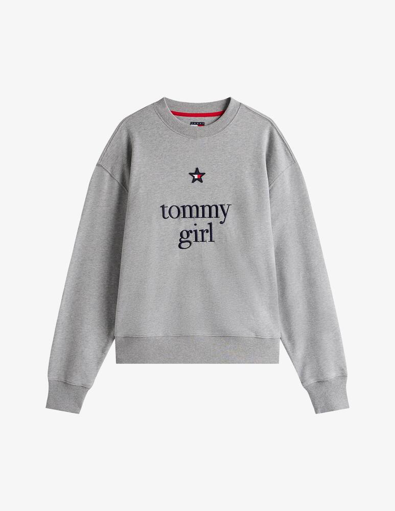 rinascente Tommy Jeans Felpa girocollo in cotone