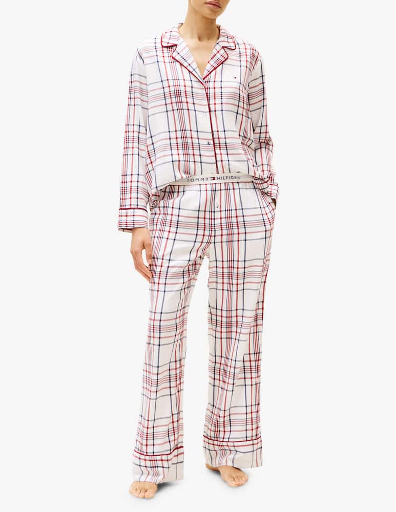 rinascente Tommy Hilfiger Plaid flannel pyjamas