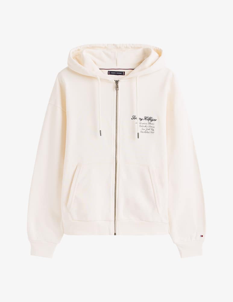 rinascente Tommy Hilfiger Felpa cappuccio zip NYC
