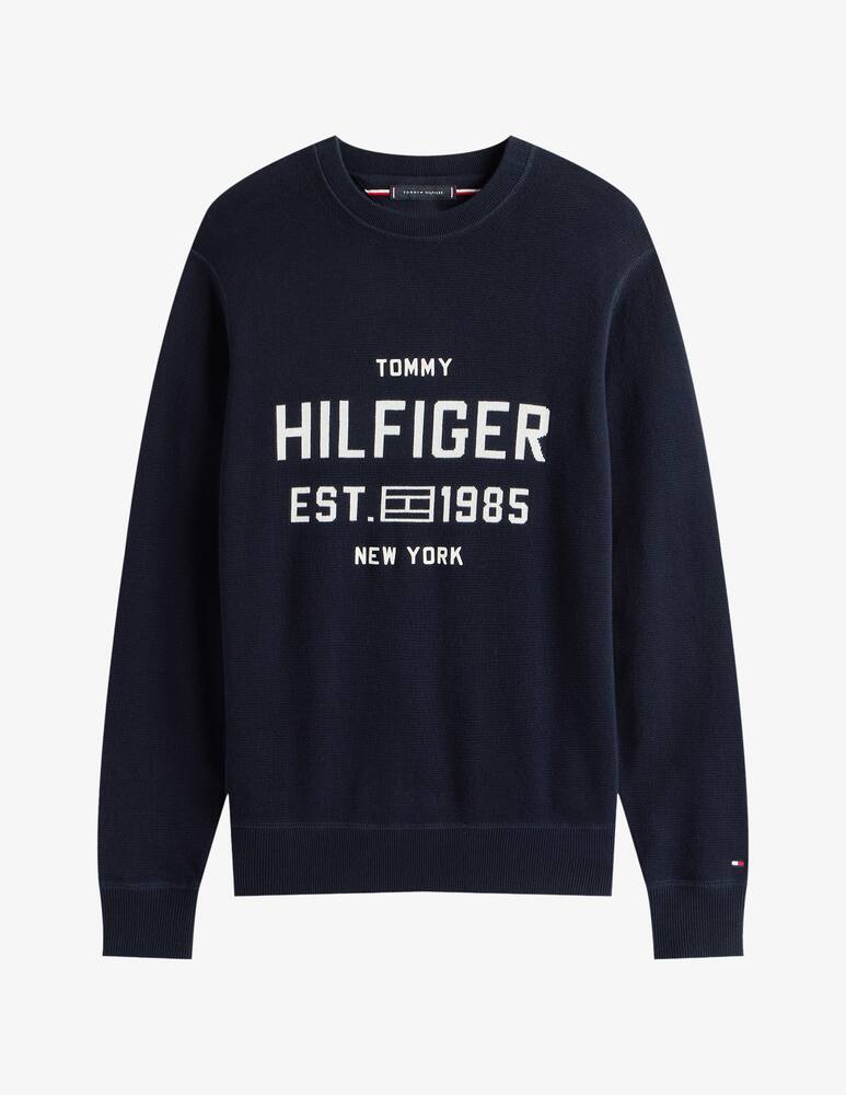 rinascente Tommy Hilfiger Cotton logo crewneck jumper