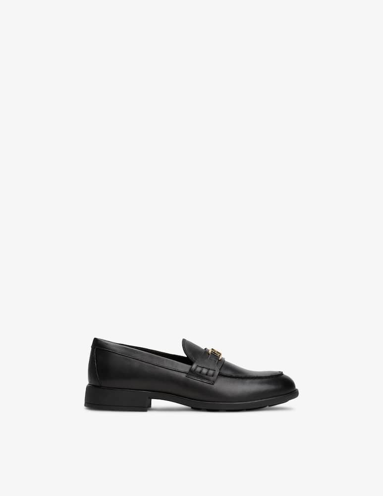 rinascente Tommy Hilfiger Emerald logo leather loafer