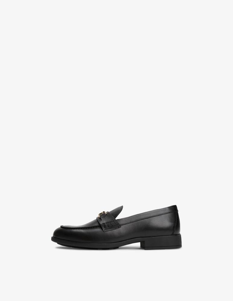 rinascente Tommy Hilfiger Emerald logo leather loafer