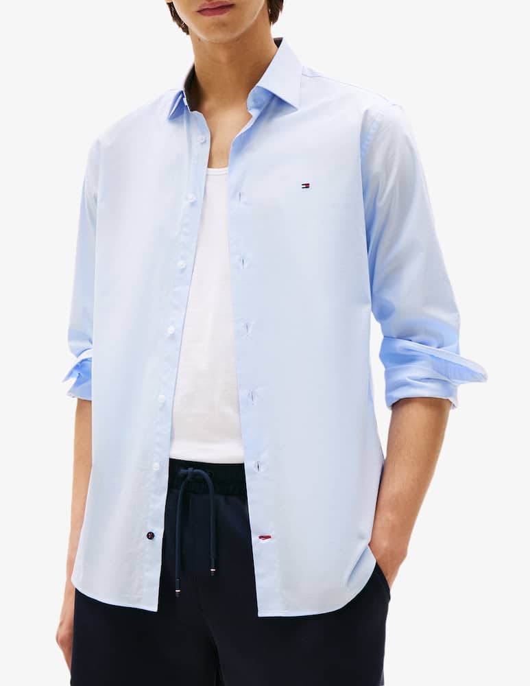 rinascente Tommy Hilfiger Camicia popeline collo contrasto