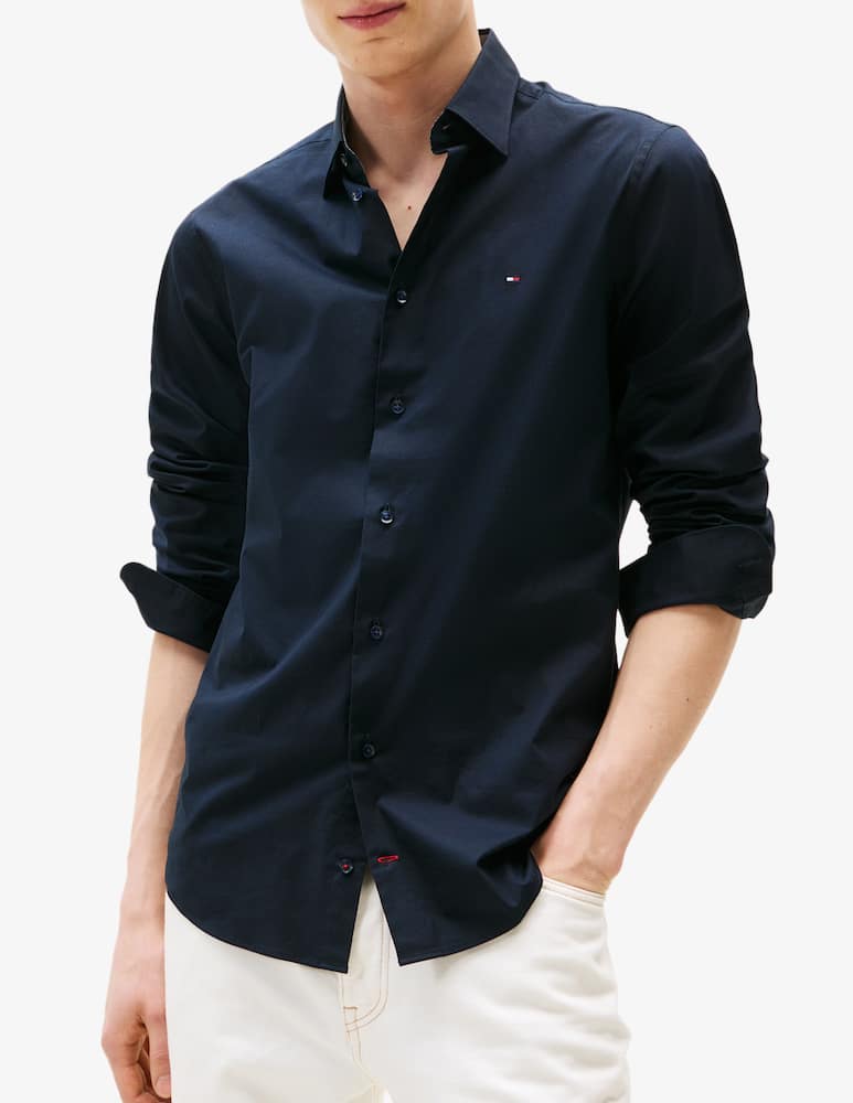 rinascente Tommy Hilfiger Camicia popeline collo contrasto