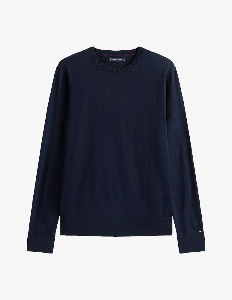 Tommy Hilfiger Merino crewneck jumper - picture 5 Tommy Hilfiger Merino crewneck jumper - picture 5