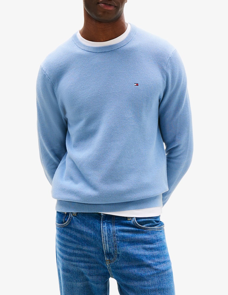 rinascente Tommy Hilfiger Textured crewneck jumper