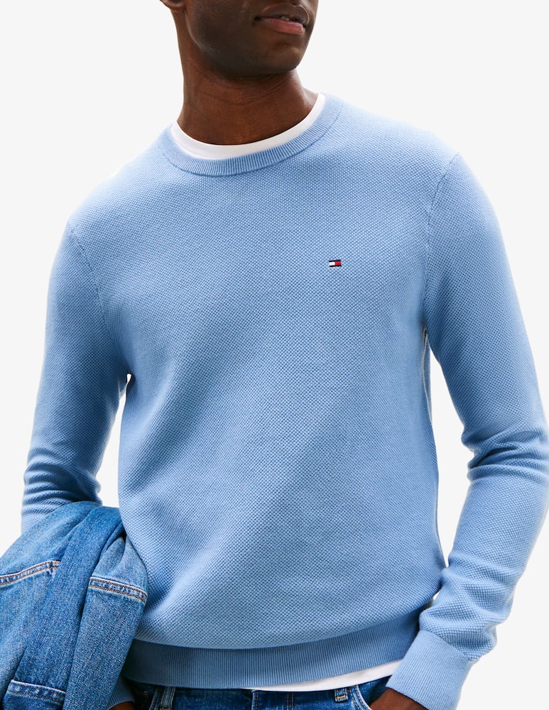 rinascente Tommy Hilfiger Textured crewneck jumper