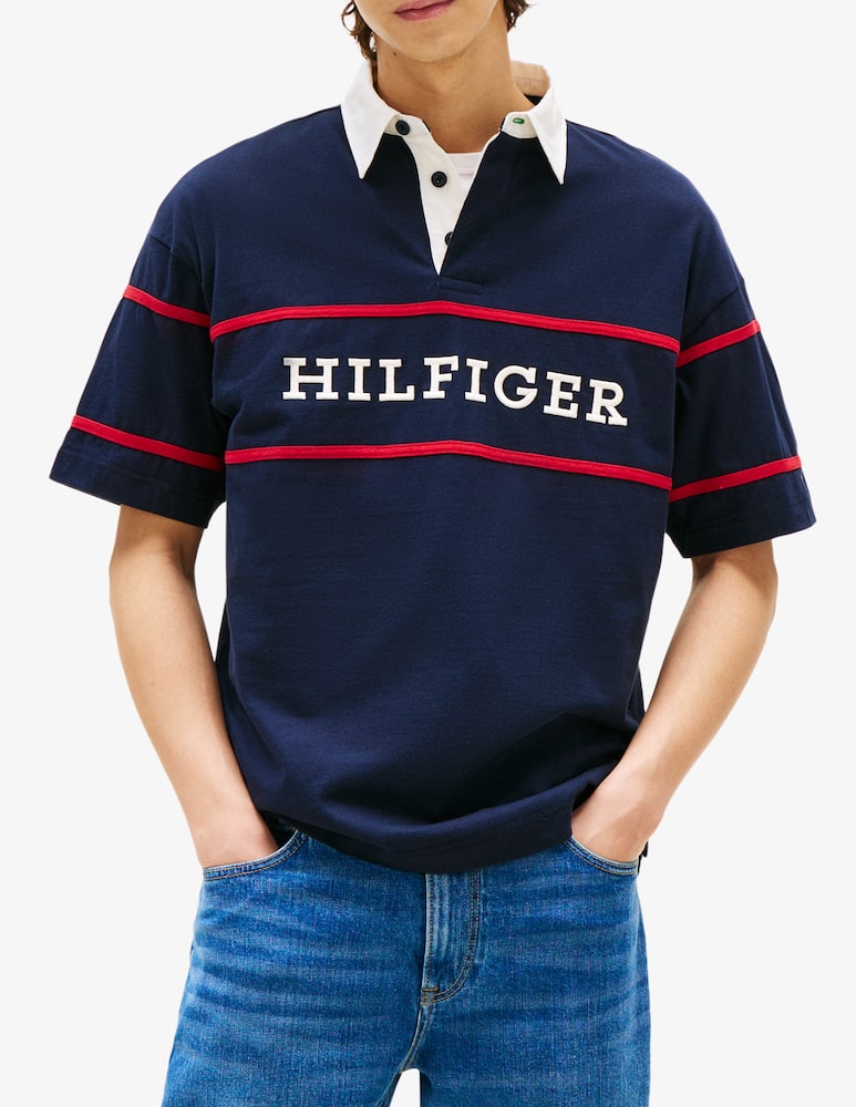 rinascente Tommy Hilfiger Polo logo grande Hilfiger