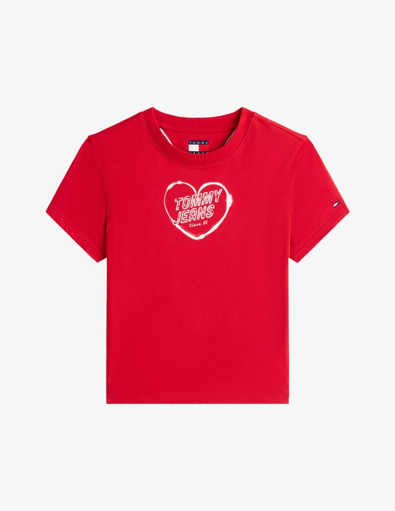 rinascente Tommy Jeans Heart print slim t-shirt
