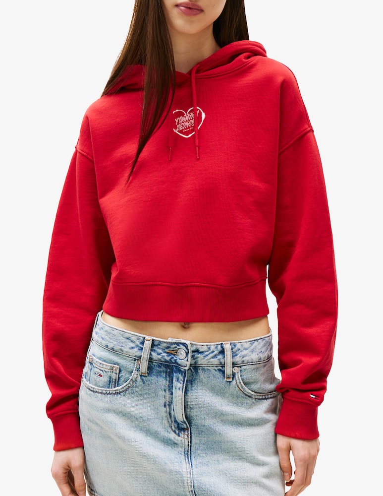 rinascente Tommy Jeans Felpa corta con cappuccio