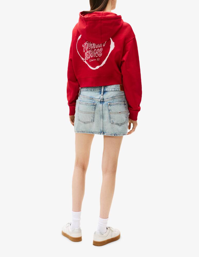 rinascente Tommy Jeans Felpa corta con cappuccio