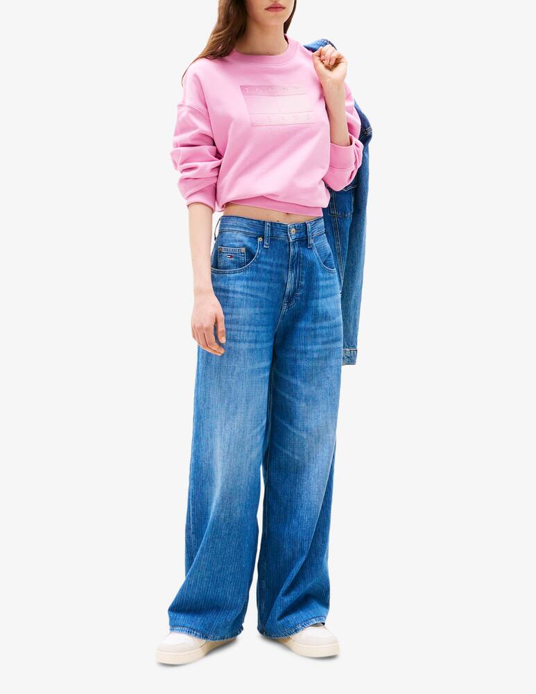 rinascente Tommy Jeans Felpa girocollo in cotone