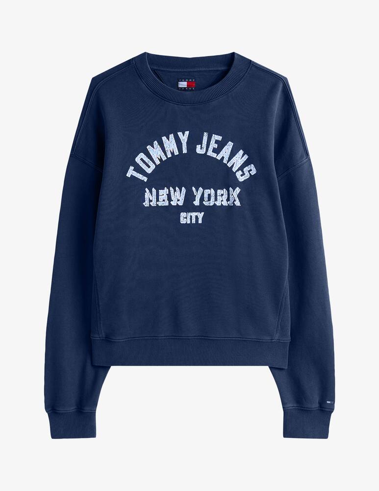 rinascente Tommy Jeans Varsity overdyed crewneck