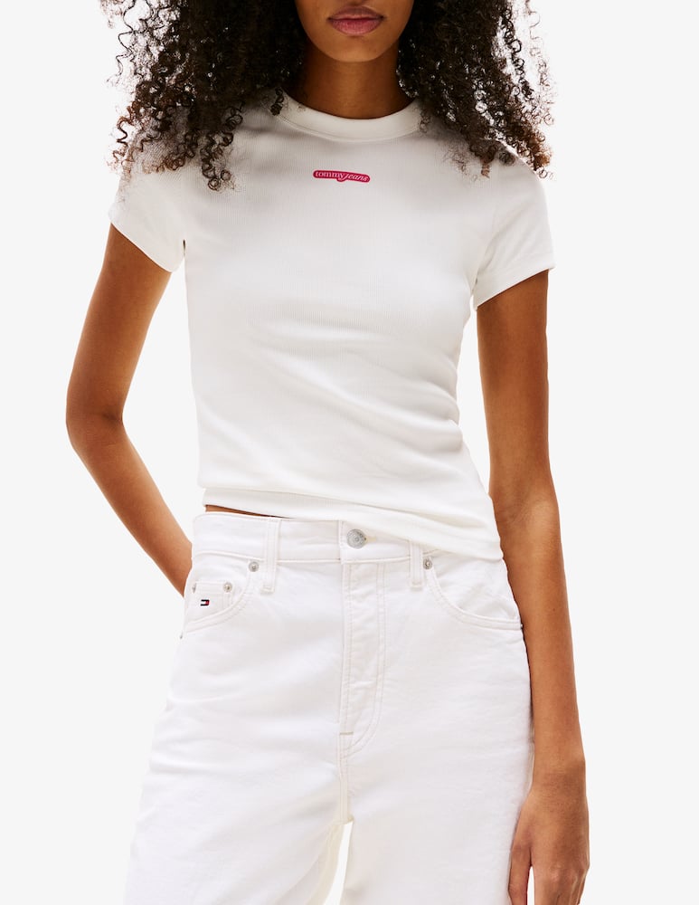 rinascente Tommy Jeans Script label t-shirt