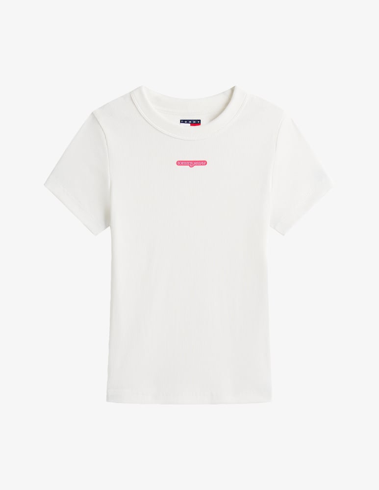 rinascente Tommy Jeans Script label t-shirt