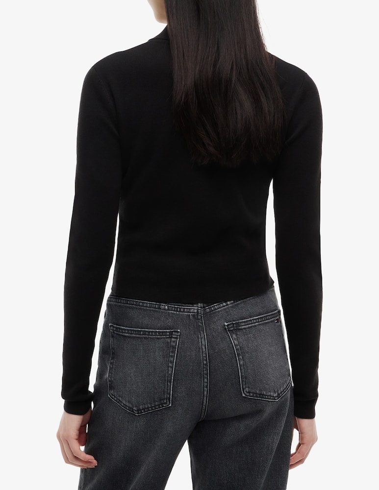 rinascente Tommy Jeans Cardigan in misto cotone con cerniera