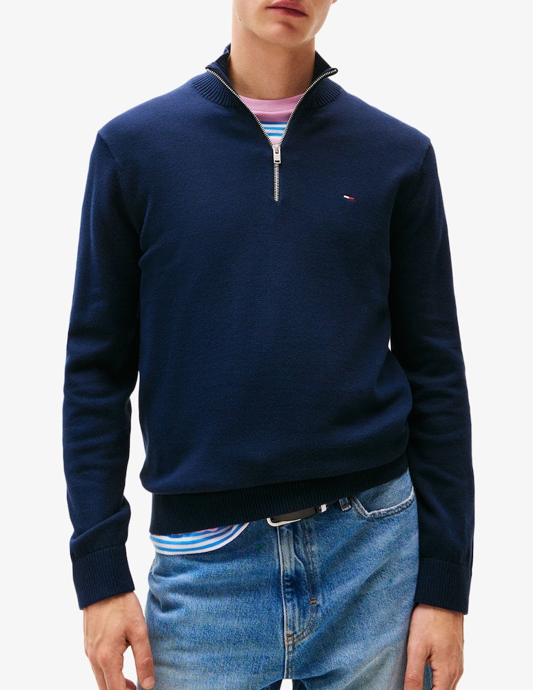 Tommy Jeans Maglione zip collo alto - immagine 1