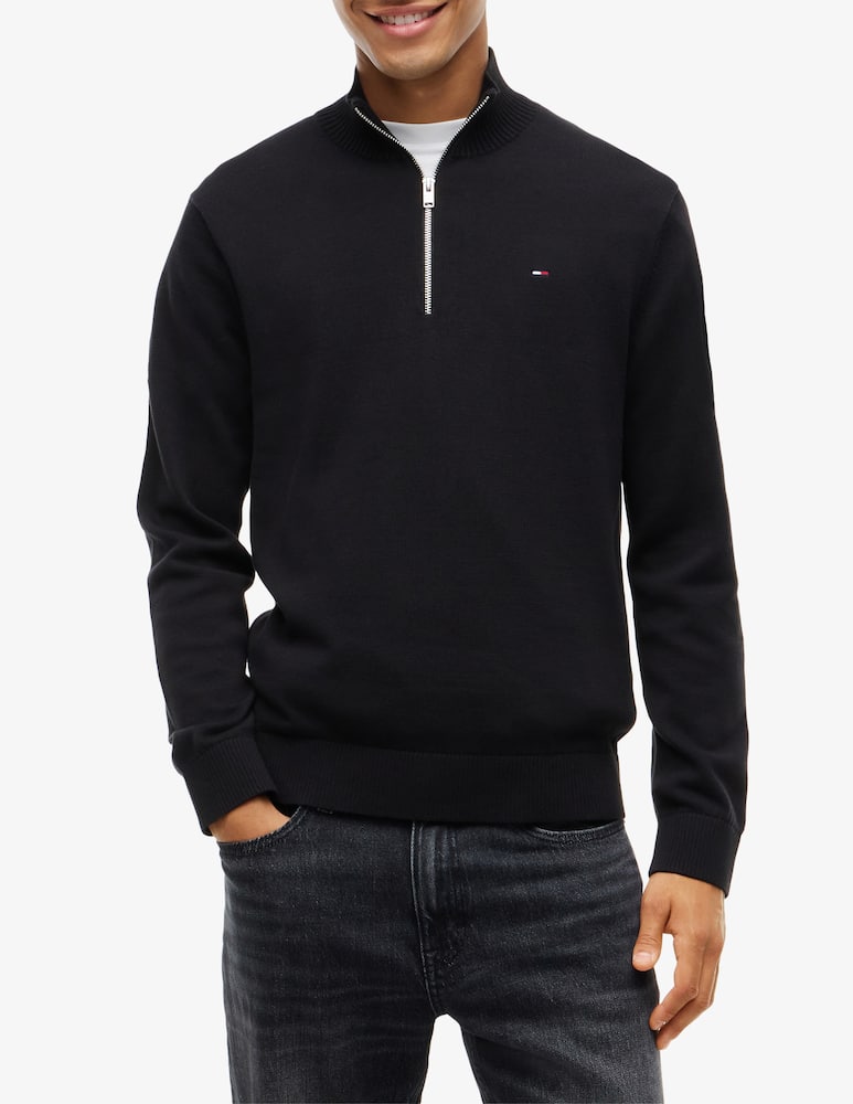 rinascente Tommy Jeans Maglia mezza zip collo alto