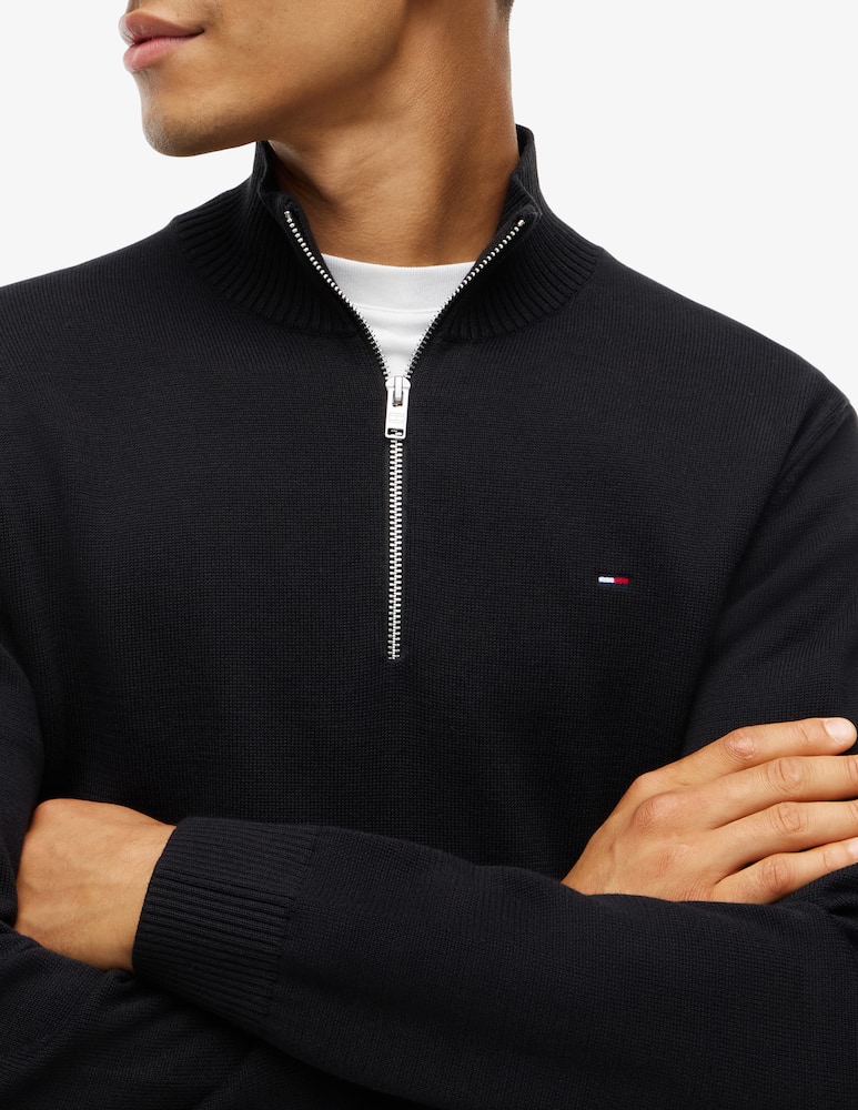 rinascente Tommy Jeans Maglia mezza zip collo alto