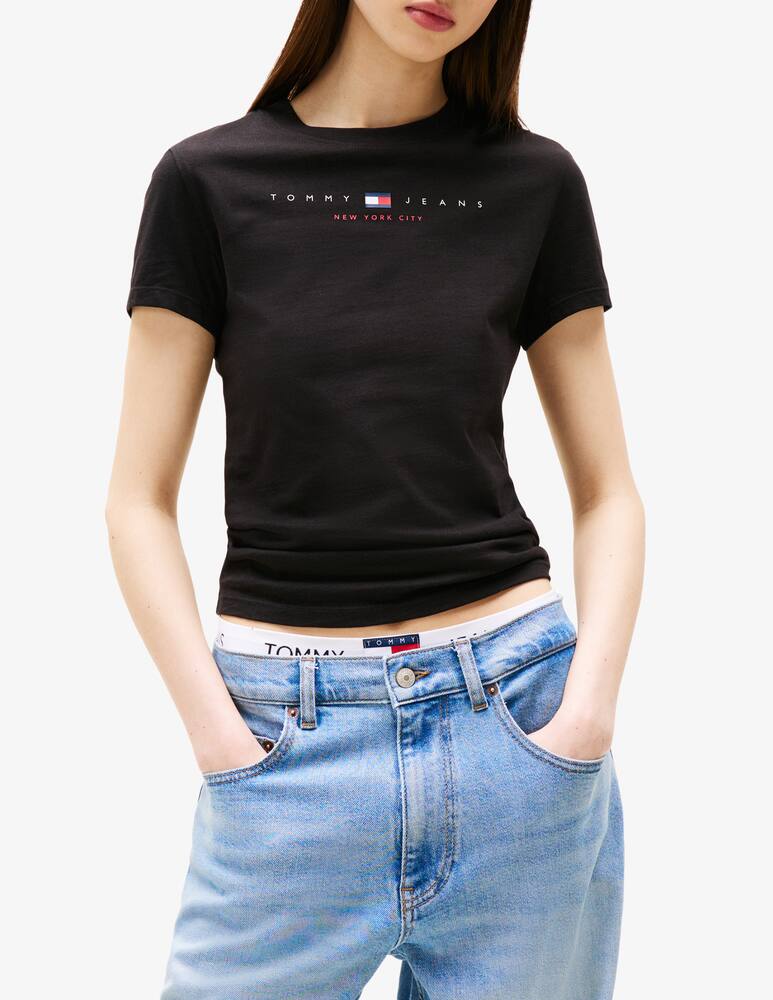 Tommy Jeans Tommy slim crewneck t-shirt - picture 1 Tommy Jeans Tommy slim crewneck t-shirt - picture 1