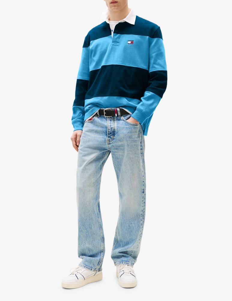 rinascente Tommy Jeans Maglia rugby colorblock