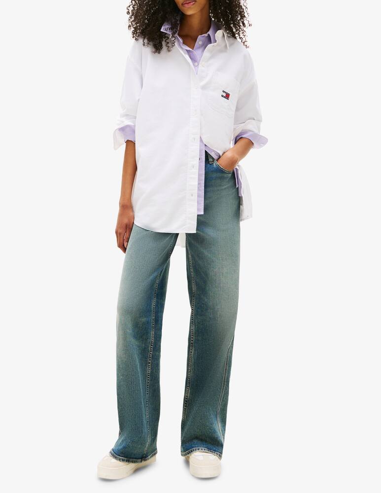 Tommy Jeans Camicia oxford in misto cotone - immagine 2 Tommy Jeans Camicia oxford in misto cotone - immagine 2