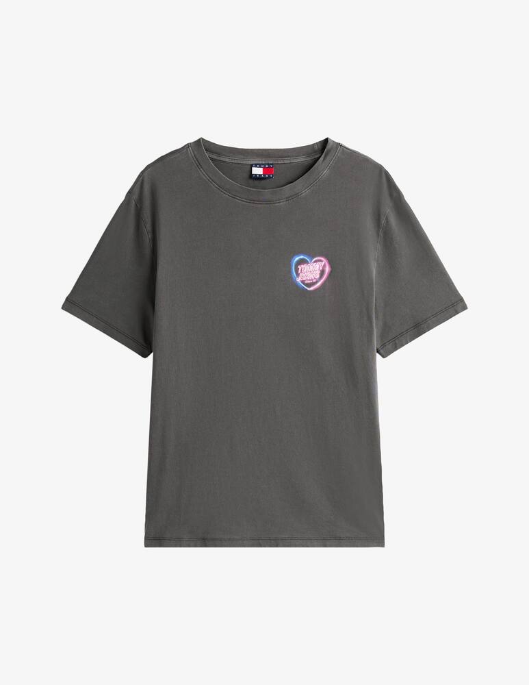 rinascente Tommy Jeans T-shirt cuore neon