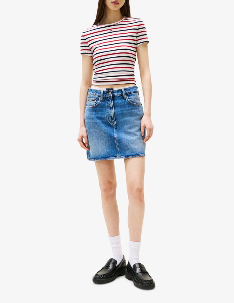 rinascente Tommy Jeans Striped ribbed t-shirt
