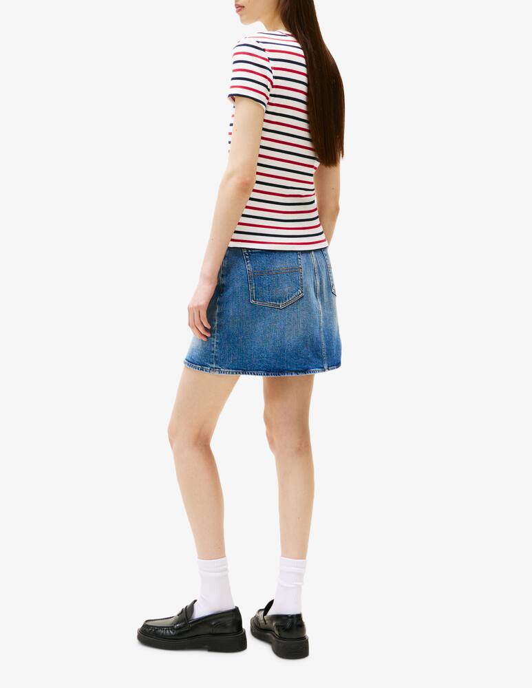 rinascente Tommy Jeans Striped ribbed t-shirt