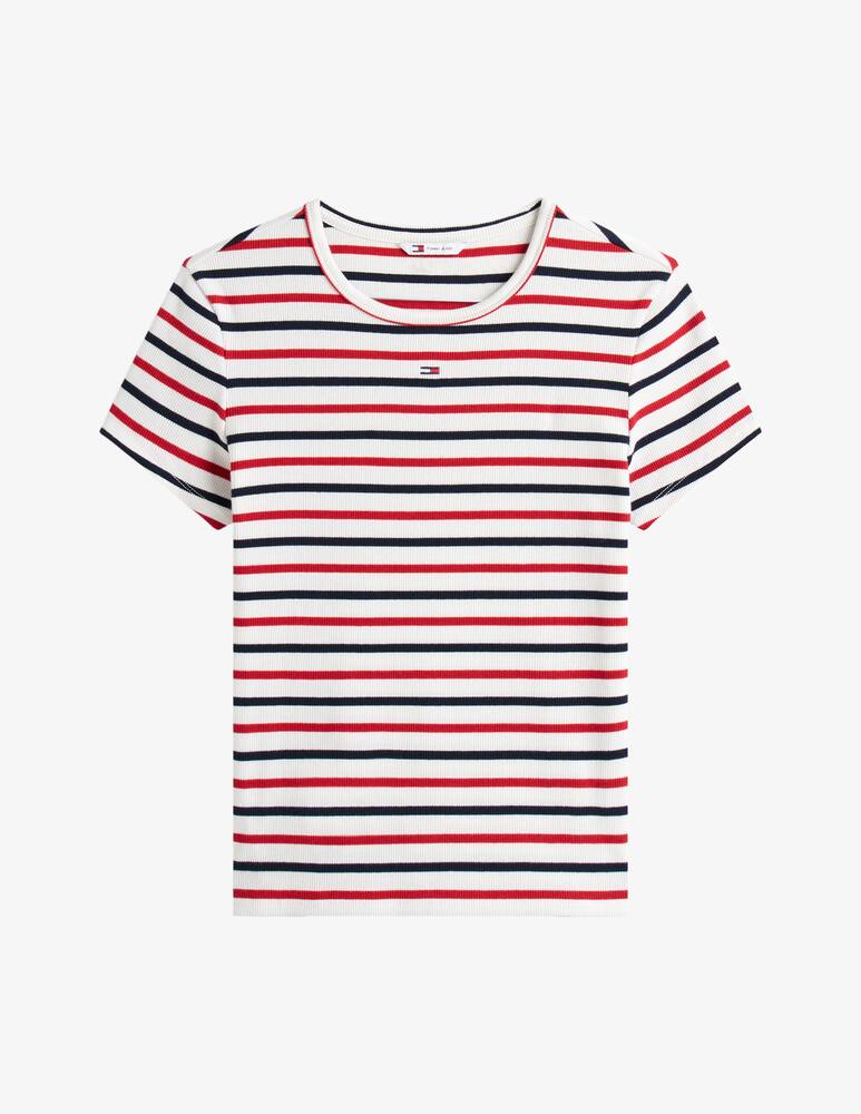 rinascente Tommy Jeans Striped ribbed t-shirt