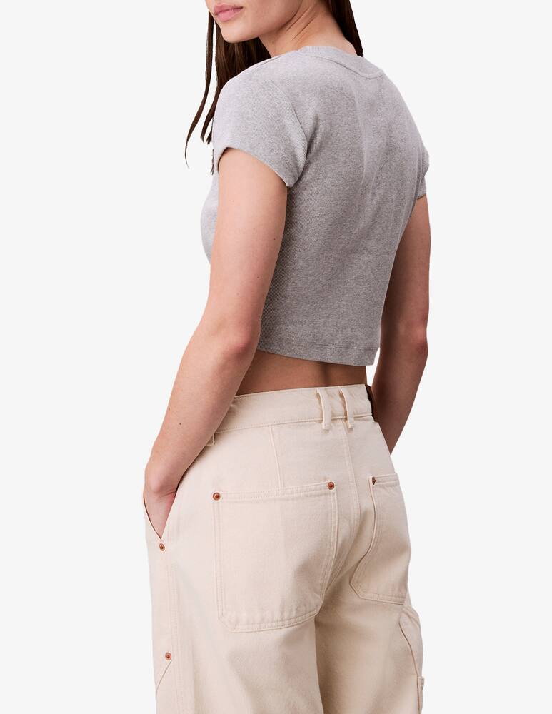 rinascente Calvin Klein Jeans Monologo rib tee