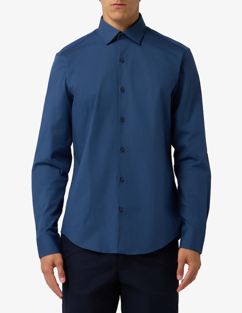 Calvin Klein Camicia slim collo contrasto - immagine 1