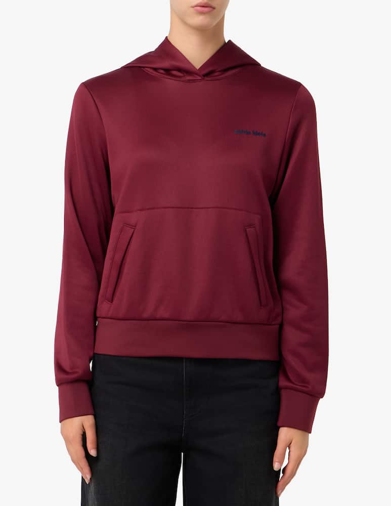 Calvin Klein Jeans Felpa cappuccio high shine - immagine 1 Calvin Klein Jeans Felpa cappuccio high shine - immagine 1
