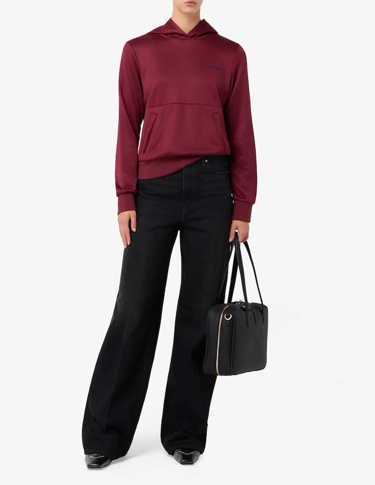 Calvin Klein Jeans Felpa cappuccio high shine - immagine 2 Calvin Klein Jeans Felpa cappuccio high shine - immagine 2
