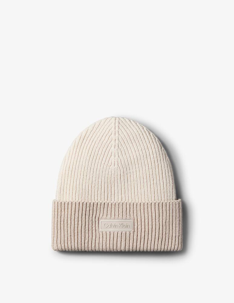 rinascente Calvin Klein Patch wool rib beanie