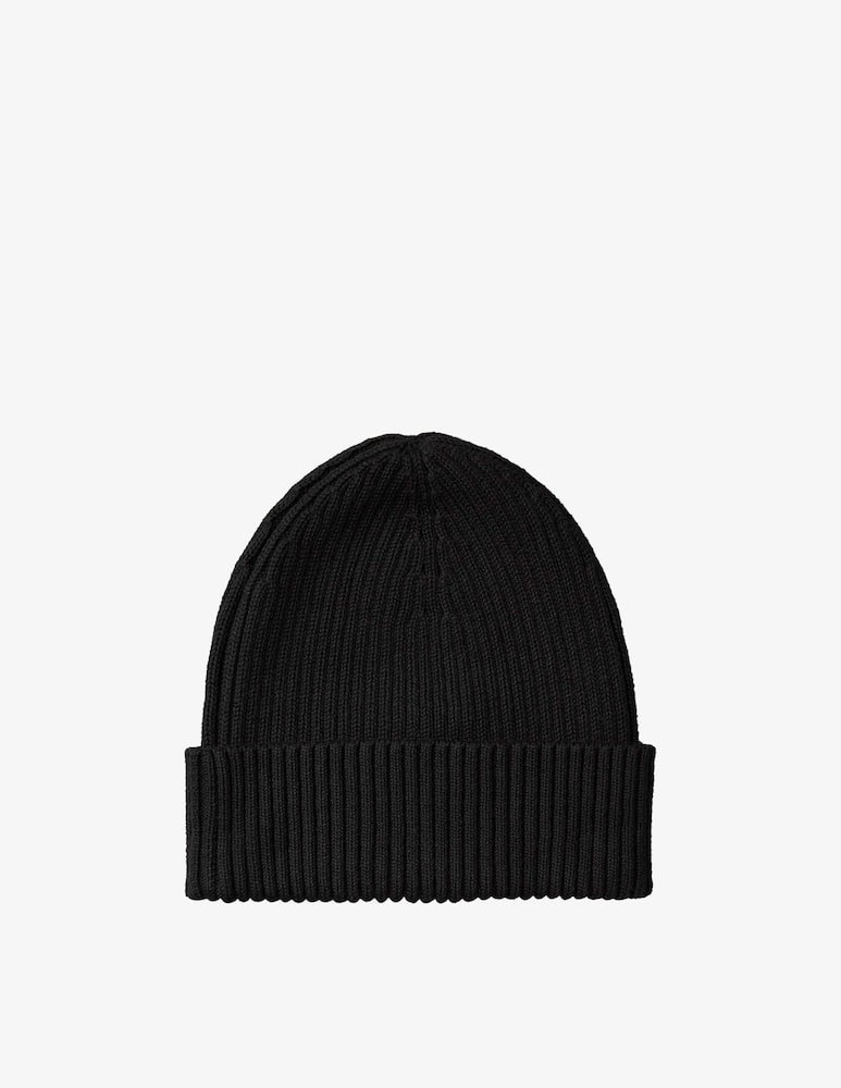 Calvin Klein Patch chunky rib beanie - picture 2