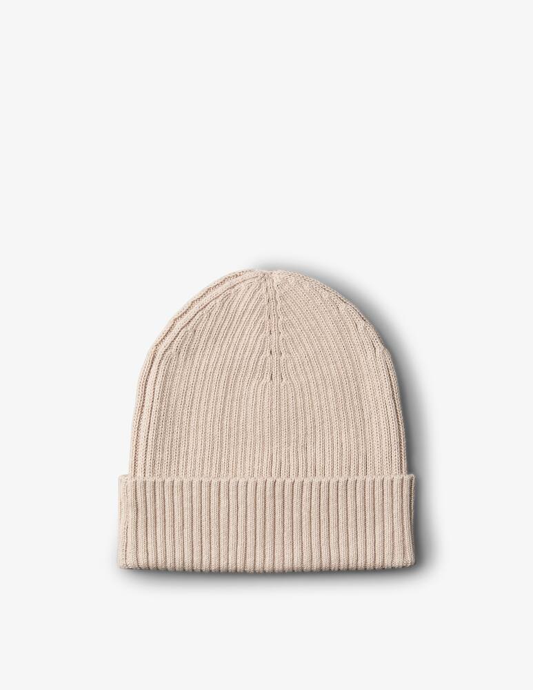 Calvin Klein Ribbed cotton beanie - picture 2