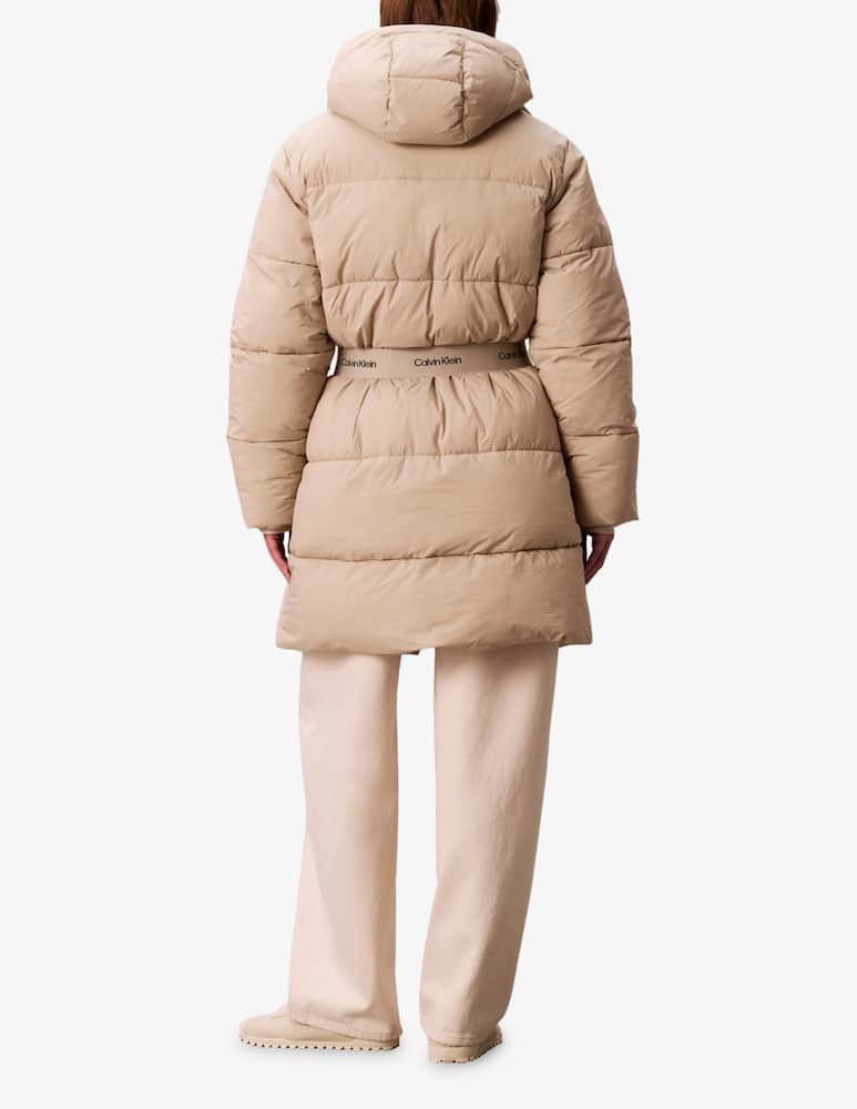 rinascente Calvin Klein Jeans Belted long puffer jacket