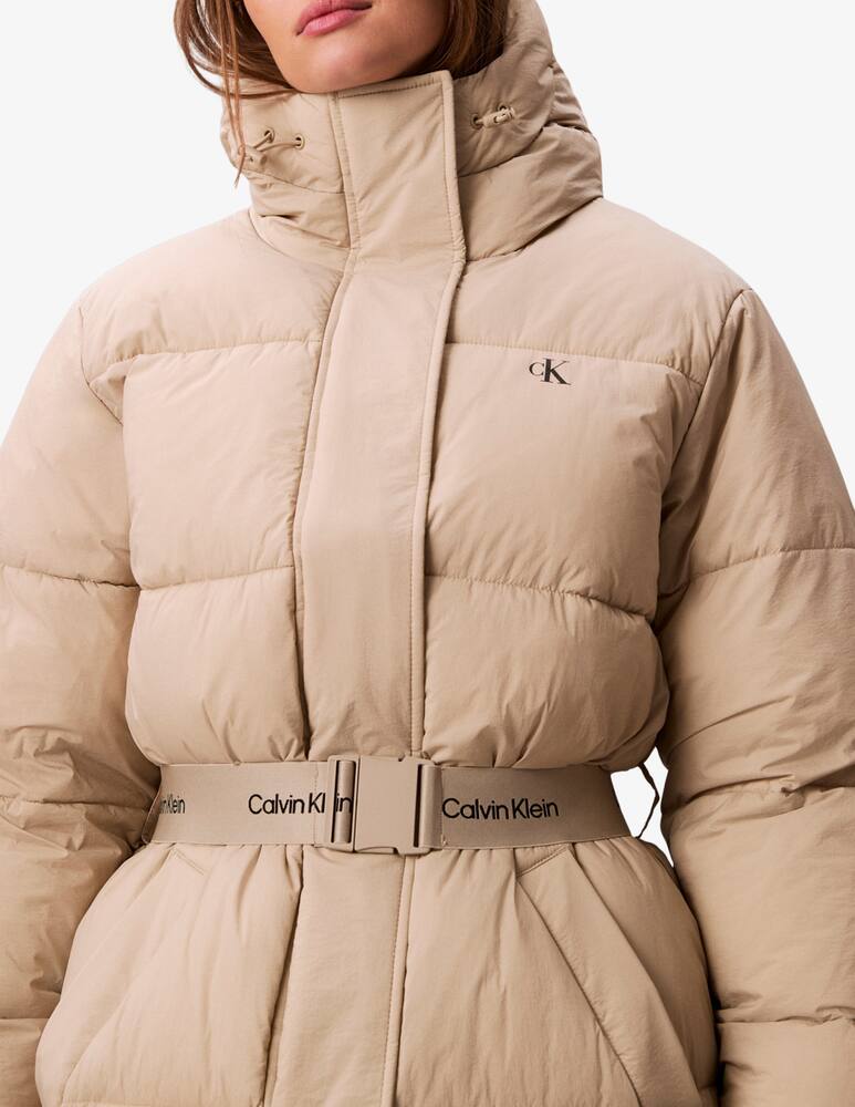 rinascente Calvin Klein Jeans Belted long puffer jacket