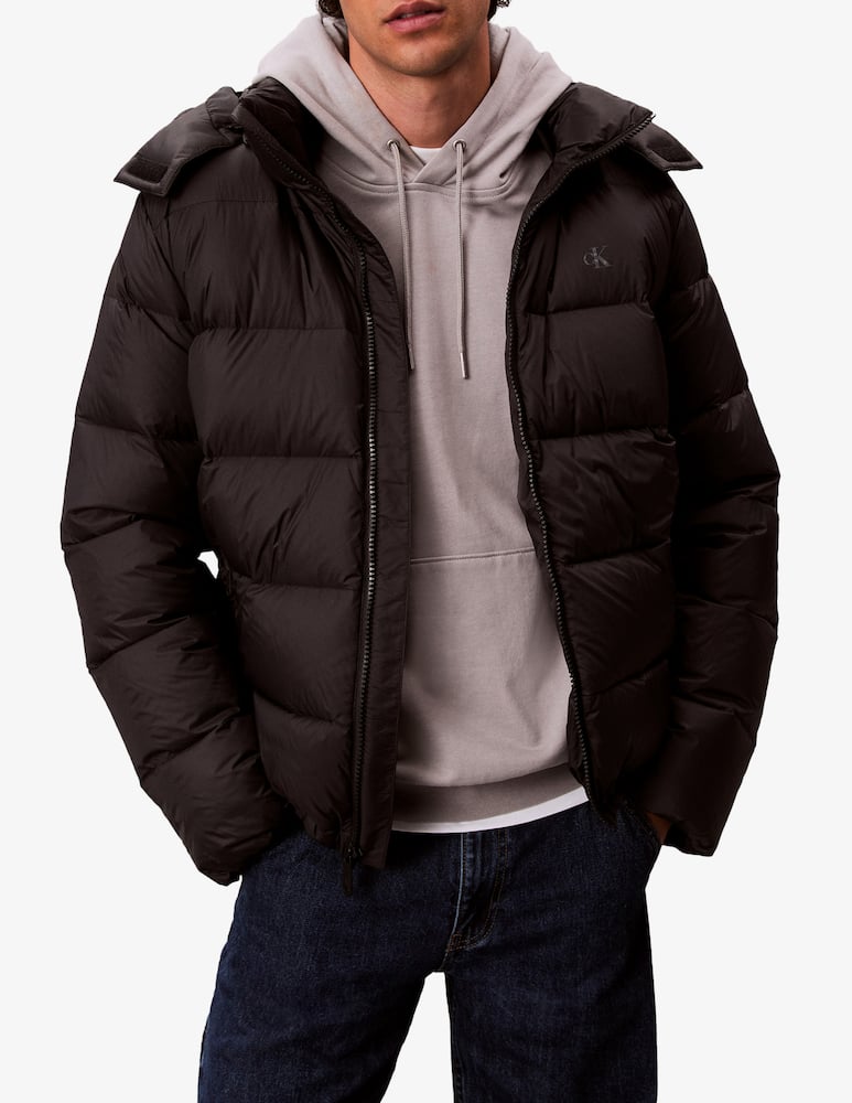 rinascente Calvin Klein Jeans Giaccone nylon cappuccio