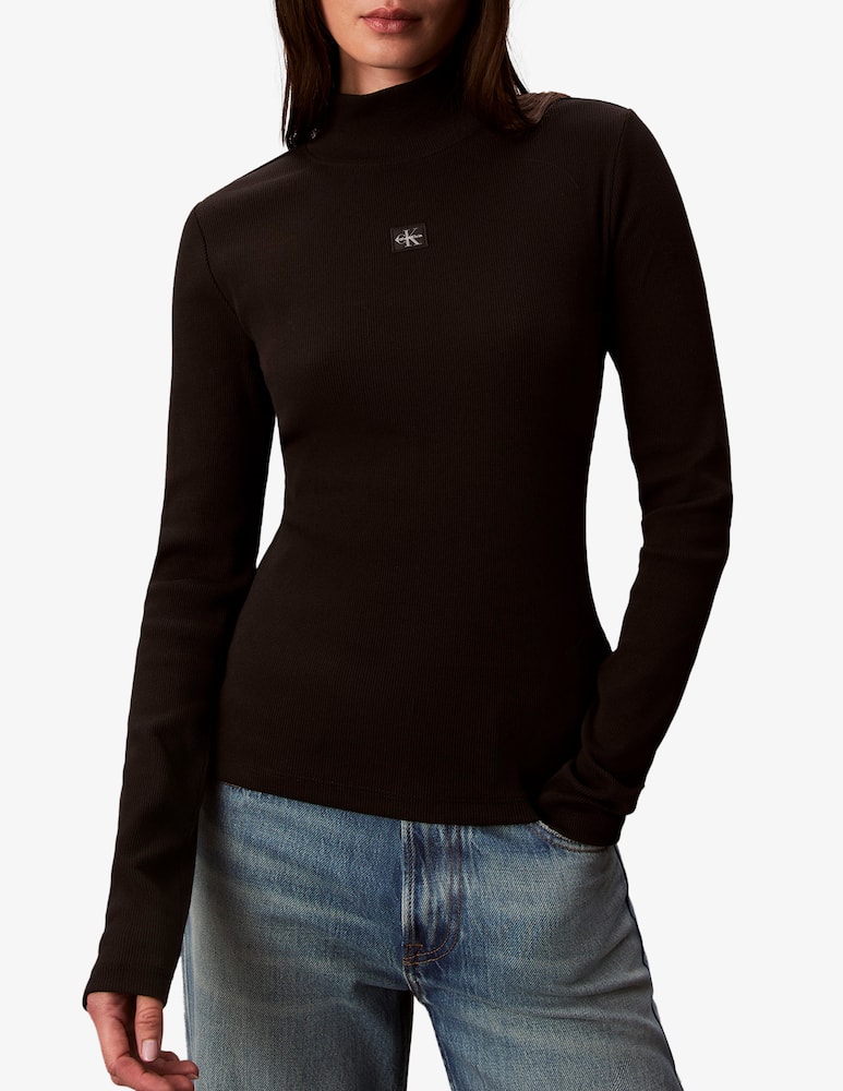 rinascente Calvin Klein Jeans Woven label turtleneck