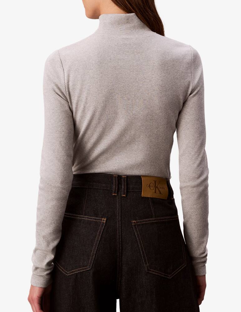 Calvin Klein Jeans Woven label turtleneck - picture 3