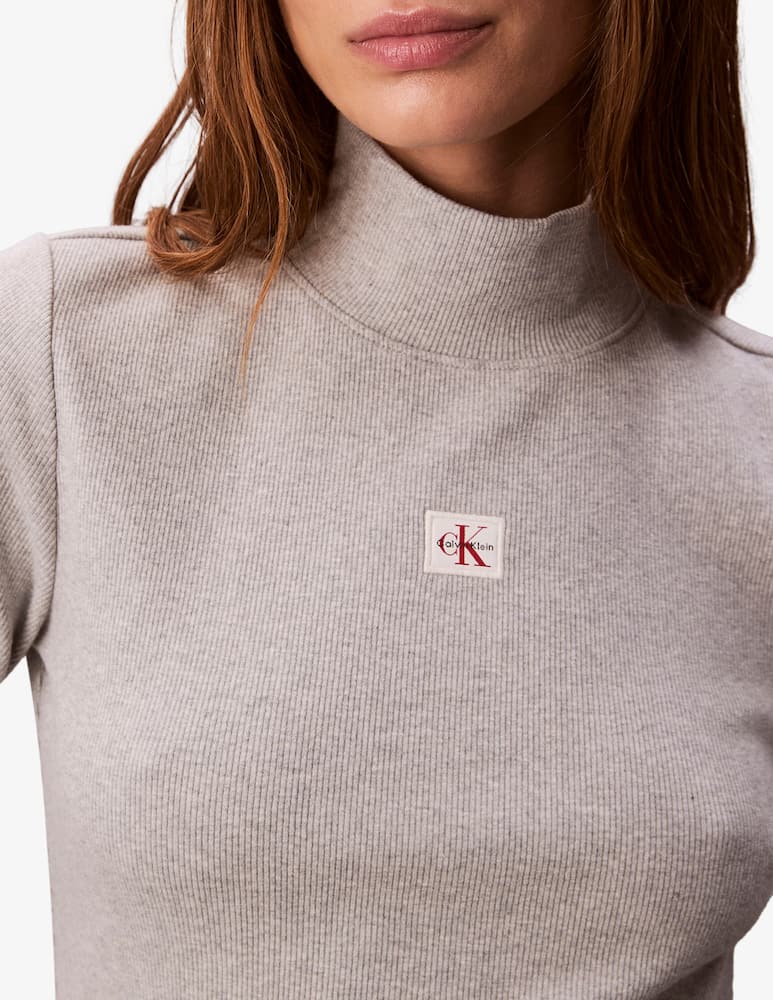 Calvin Klein Jeans Woven label turtleneck - picture 4