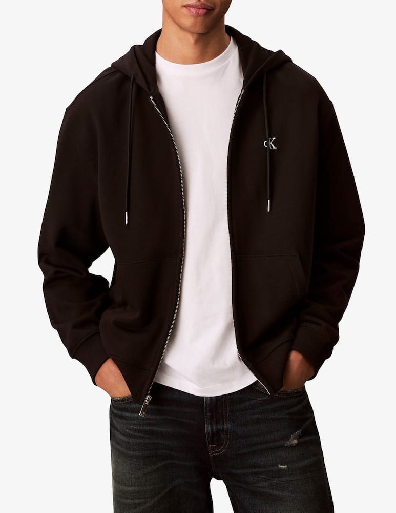 rinascente Calvin Klein Jeans Monogram zip hoodie