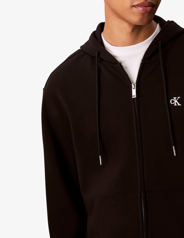rinascente Calvin Klein Jeans Monogram zip hoodie