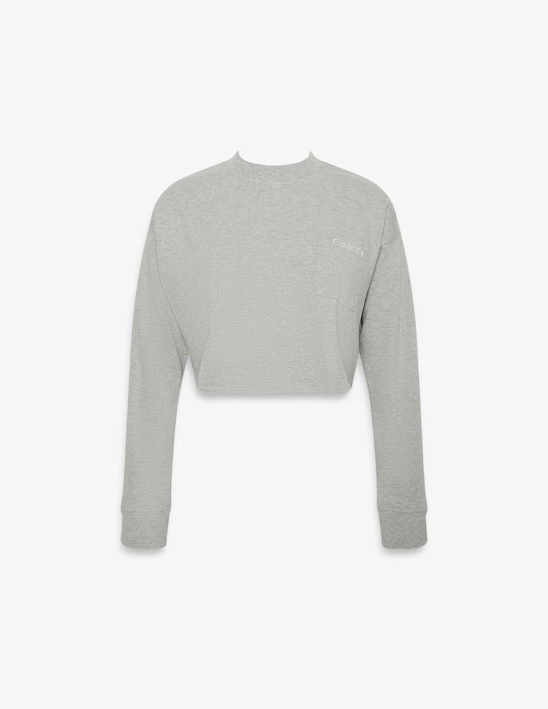 rinascente Calvin Klein Maglia crop in cotone